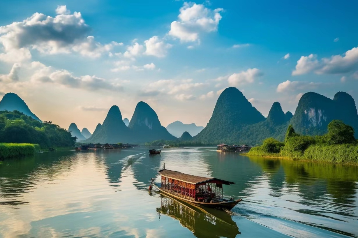 桂林,漓江美景令人心驰神往,快来感受桂林的独特魅力吧