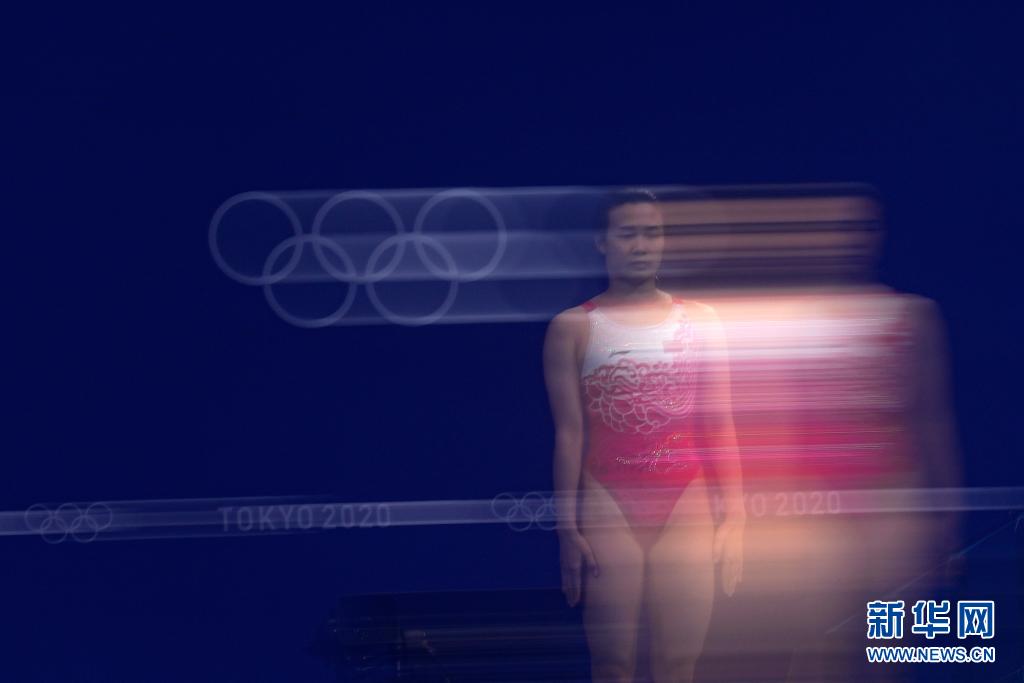 中国选手施廷懋获得东京奥运会跳水女子三米板冠军