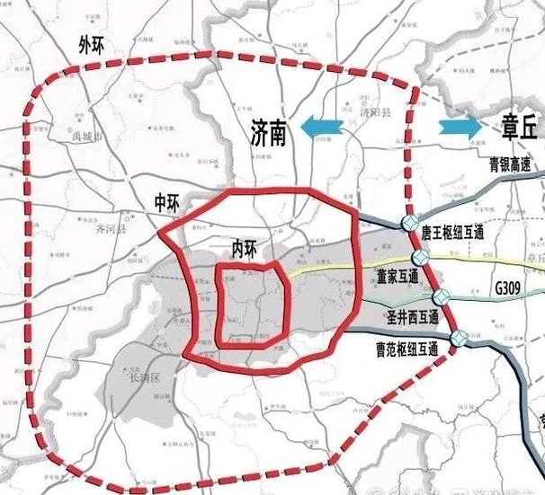 提笔一个"济",落子三个"环"!"三环"时代能为济南带来什么