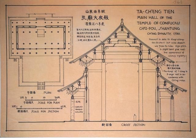 建筑大师梁思成先生手稿欣赏!