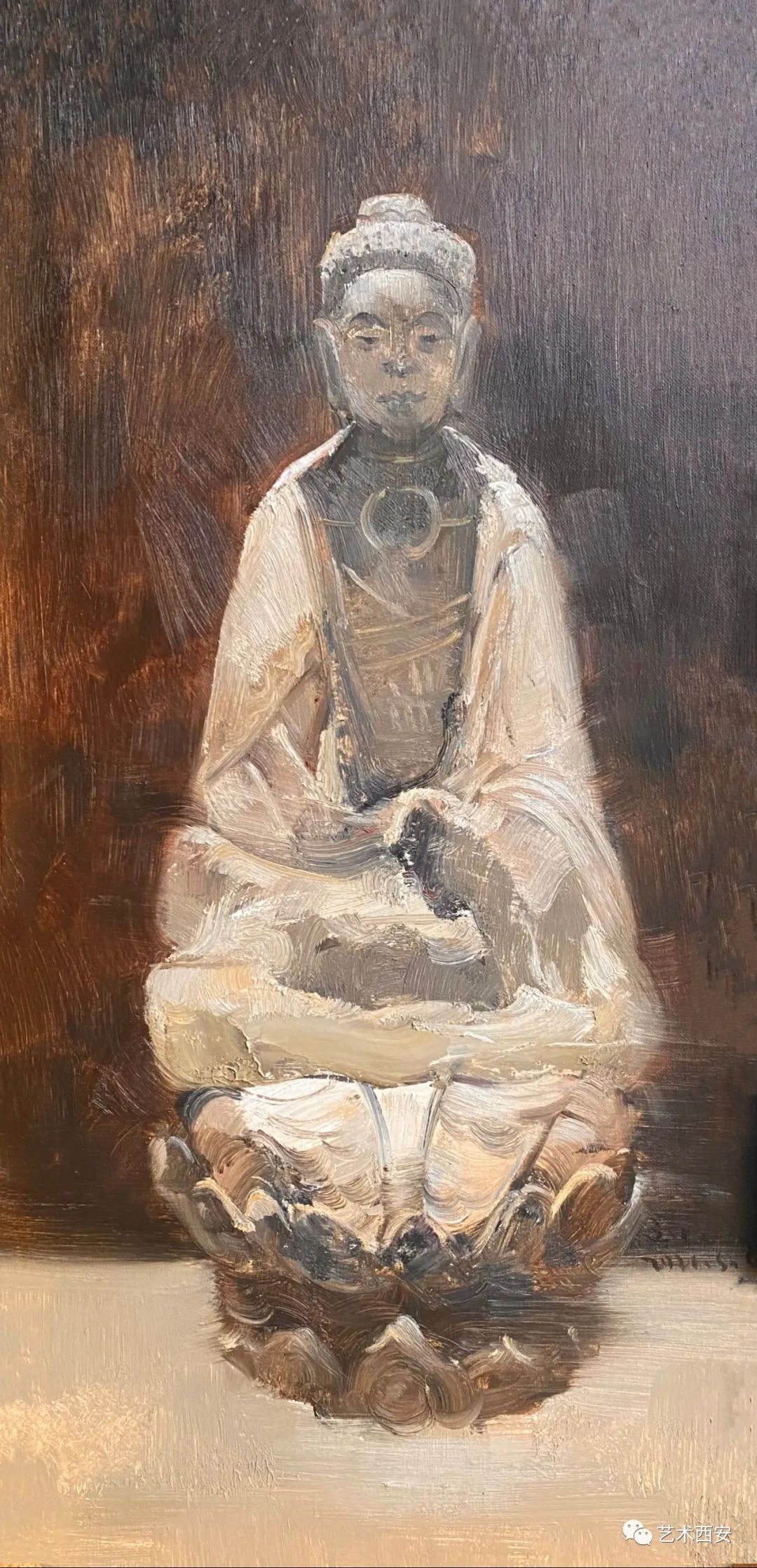 展览|为佛造像——刘文文佛造像油画作品展(高清作品)