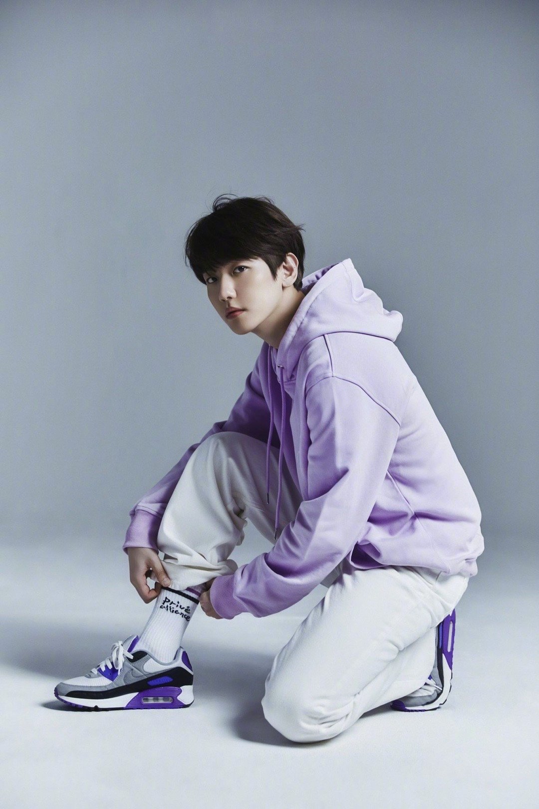 边伯贤高清广告宣传画报,好干净清爽的小狗勾!