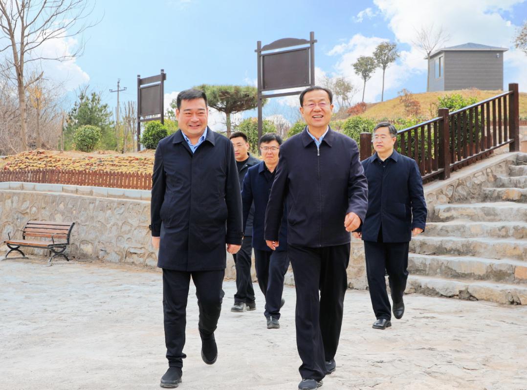 市领导牛颖建来峰视察巩固滏阳河全域生态修复工作