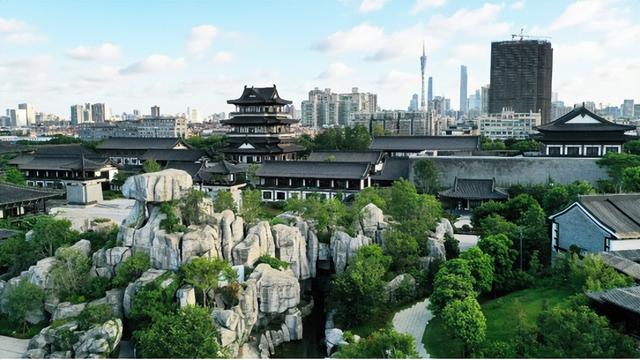 十里紅雲一灣水,八橋畫舫十六亭|廣州市文化館新館