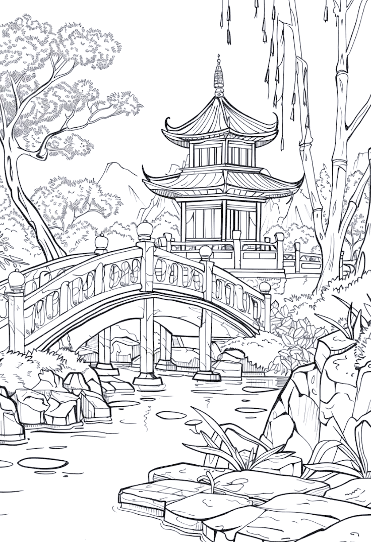 探索手绘古建筑风景画的独特魅力