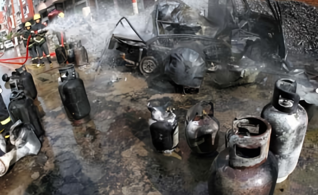 煤气罐起火直接关阀门会爆炸