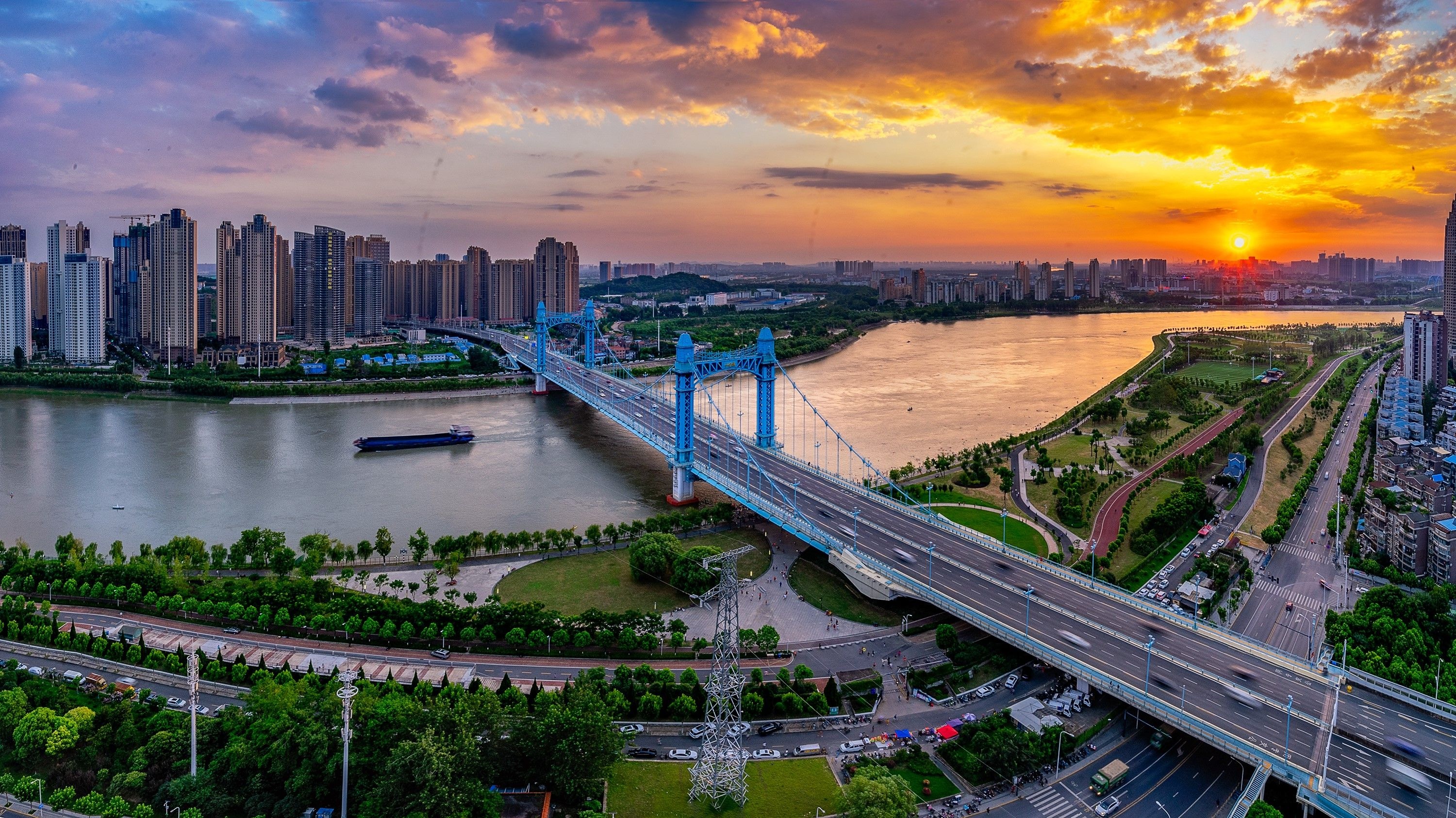 硚口区迸发绿色新生,"工业锈带"变"城市秀带"