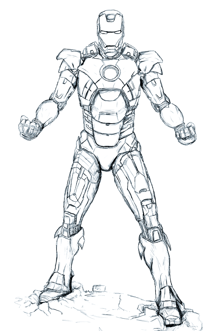 首先,备妥绘画工具,如彩色铅笔,水彩笔或马克笔,并挑选与钢铁侠形象相