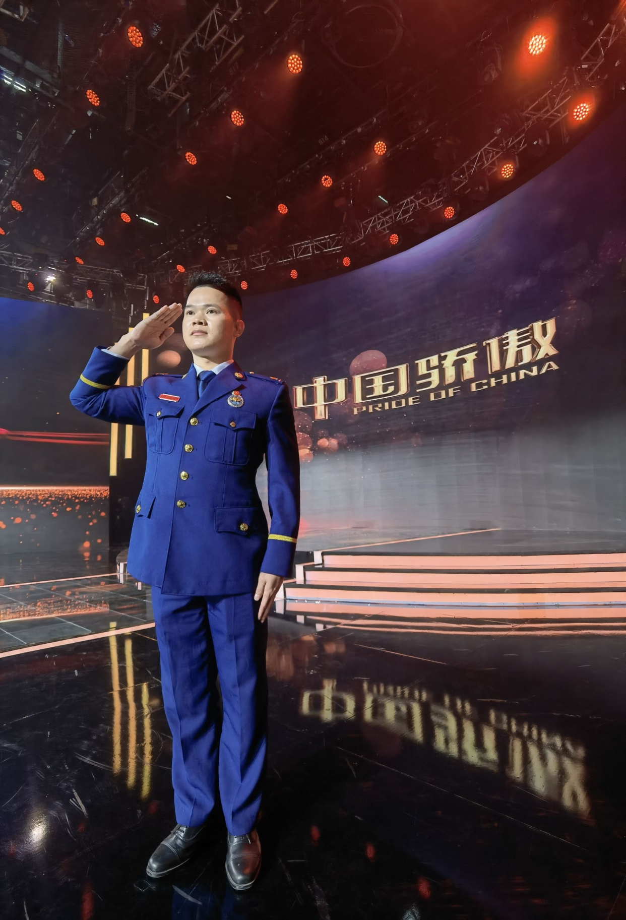 安徽蚌埠:消防员刘杰 亮相央视《中国骄傲》