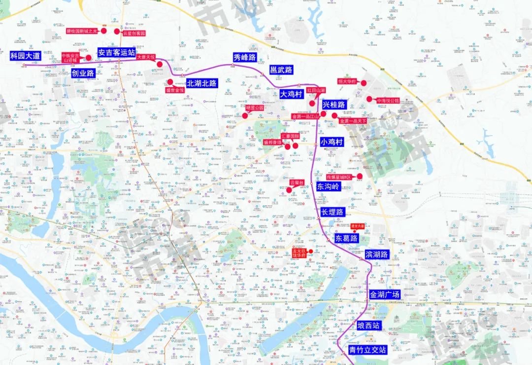 南宁市3号线路线图图片