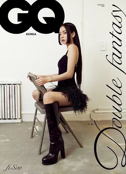 金智秀韩版GQ二月号封面 金智秀解锁韩国一线顶级男刊GQ Korea