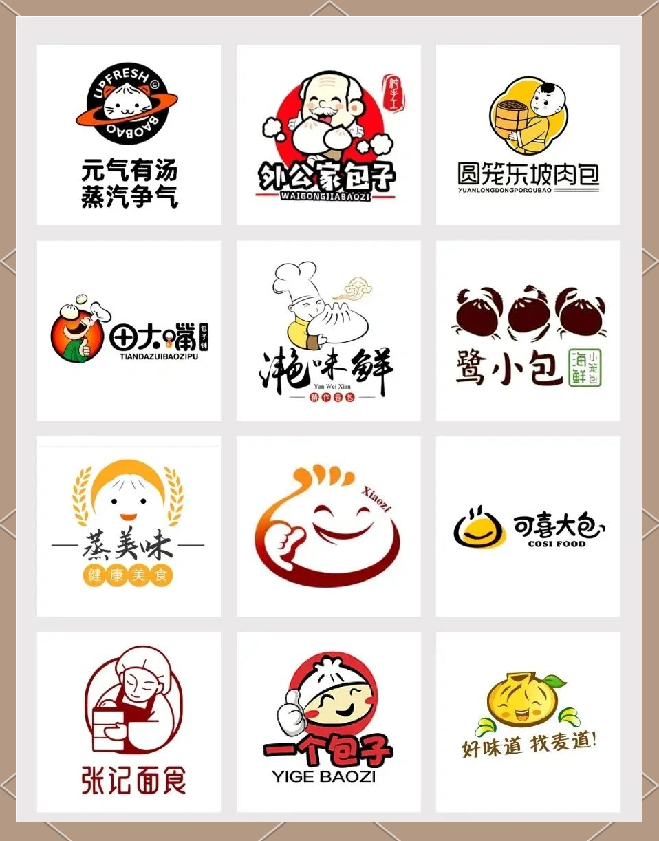包子早餐logo设计:展现多样美食与温馨氛围