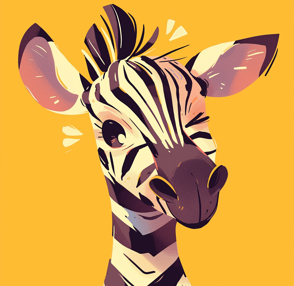 头像|独特条纹的斑马wechat头像