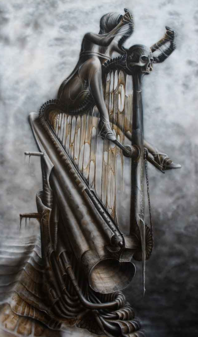 在太平间展出的死亡画作——米切尔的神秘主义绘画