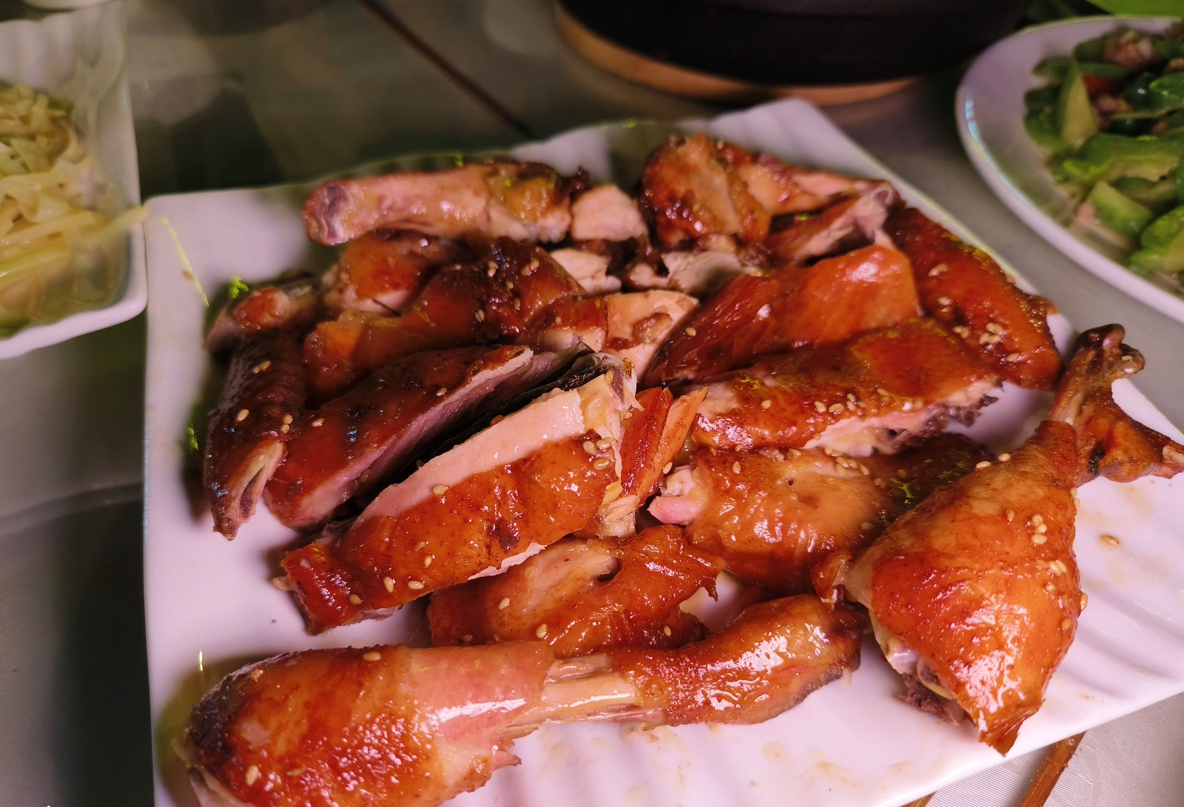 三亚荔枝木烤鸡,来三亚一定要吃