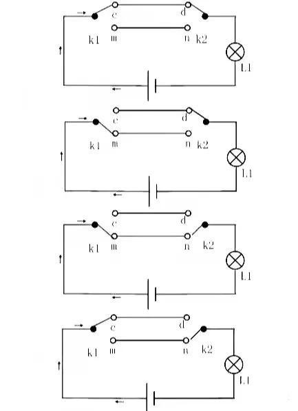 樓梯燈雙控開關的接線方法