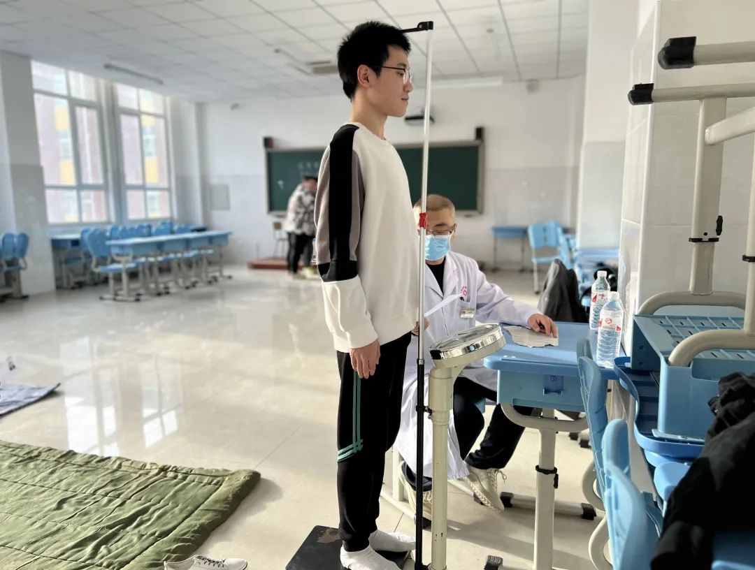 我校圆满完成2023年高考体检工作