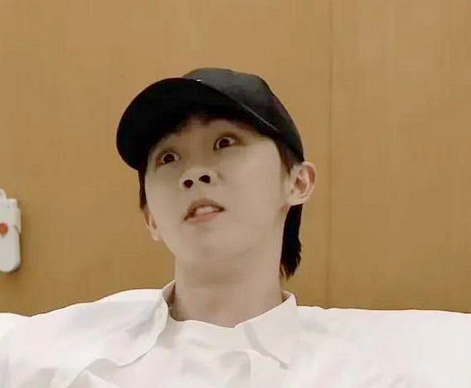 马嘉祺在时代少年团的脸型其实是倒三角形,小眼睛,圆鼻子.