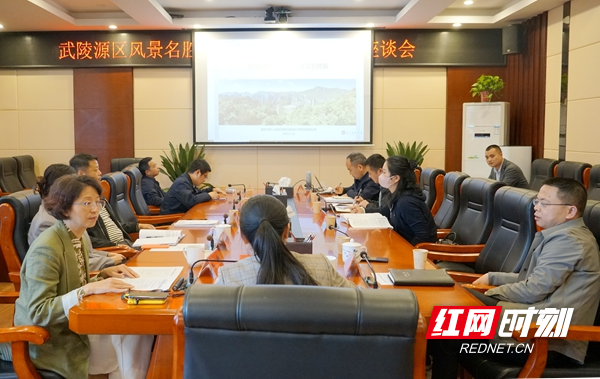 吴俞萍主持召开武陵源风景名胜区规划修编工作座谈会