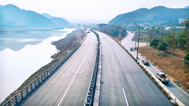 206省道牧松线一期本月底将正式通车