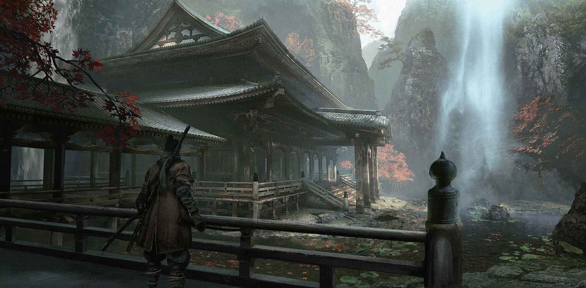 长路漫漫唯剑作伴 只狼原画设定赏析