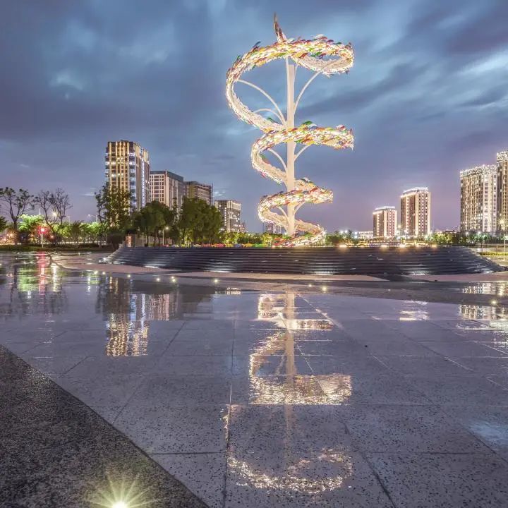 上海松江区夜景图片