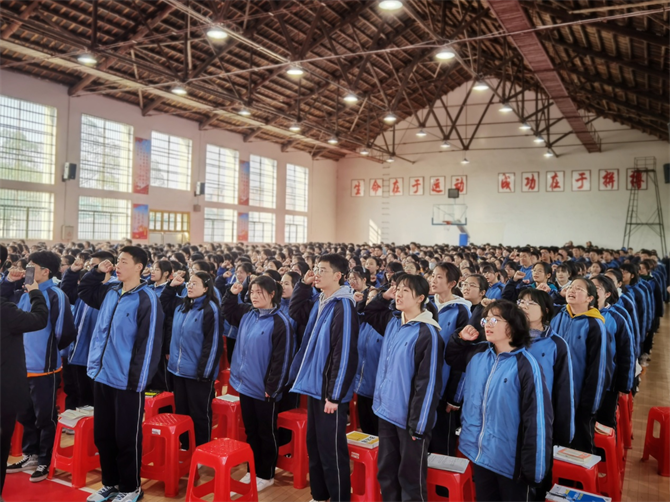 沅江一中:师生合奏铮铮誓言,百日齐书丹青画卷