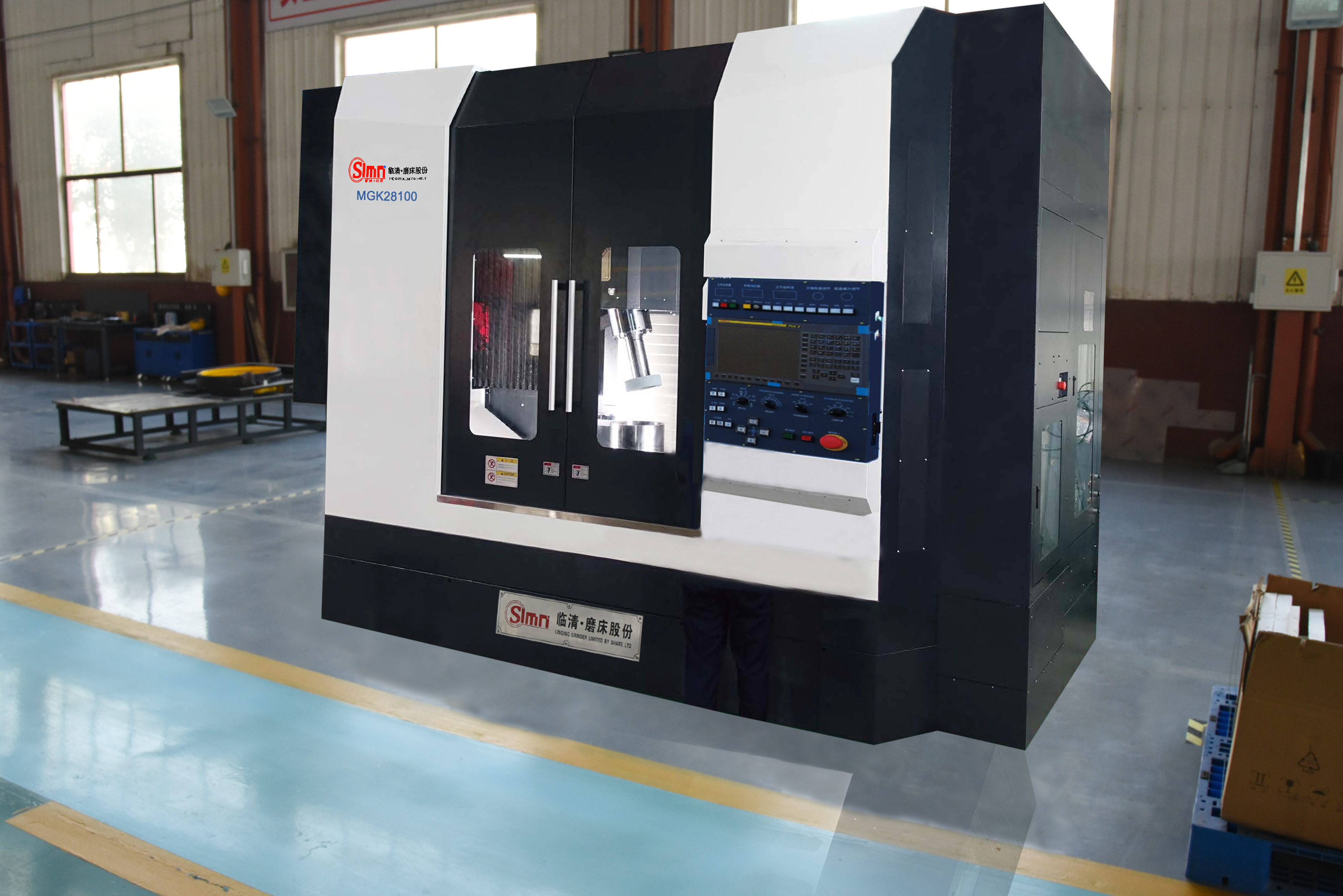 数控立式磨床的工作流程