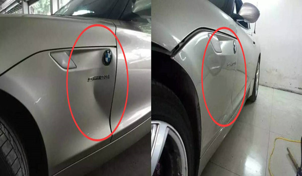 汽车腰线凹陷修复很难吗?