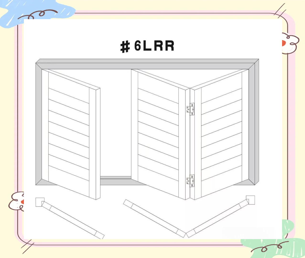 实木平开式百叶窗安装指南