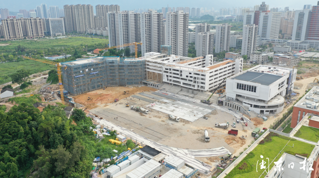 主体已初具规模!东侨二中建设最新进展来了