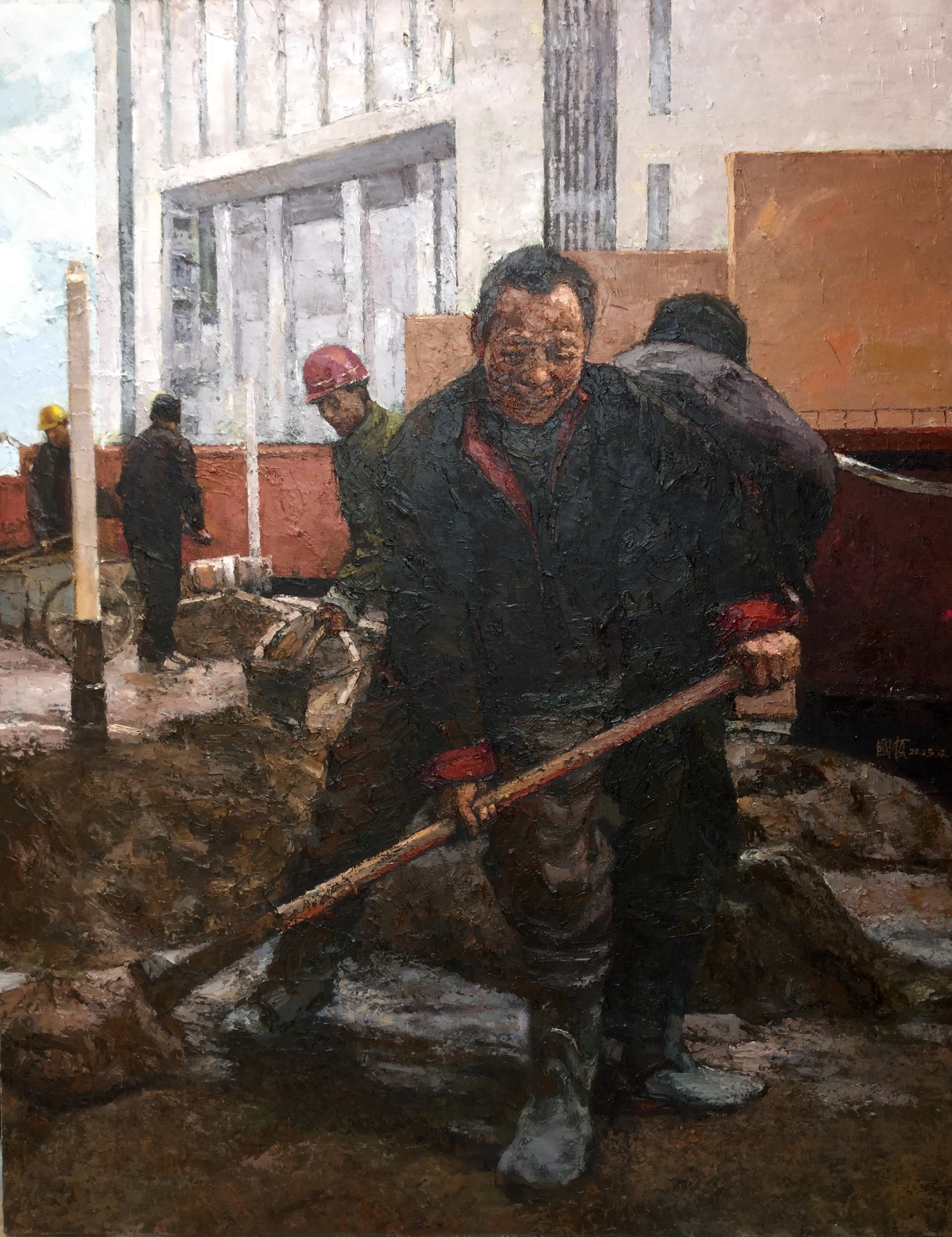劳动者之歌——左国顺油画系列作品赏析