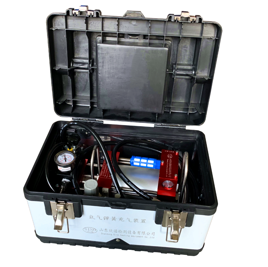 氮气弹簧充氮装置可实现对欠压氮气弹簧快速充气.此时就需