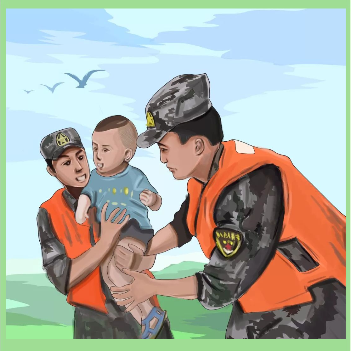 致敬最美逆行者:中国军人抗洪保家园