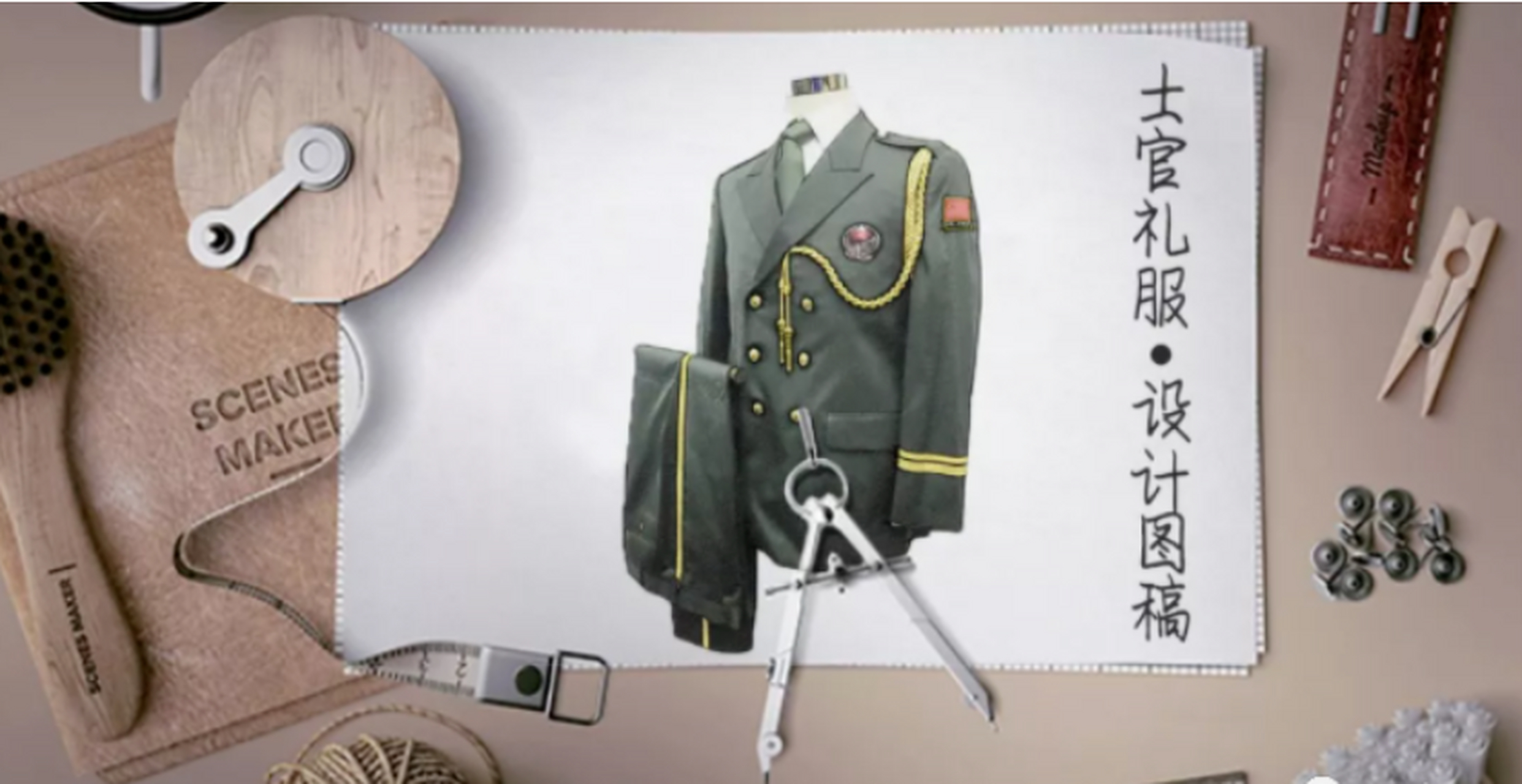 现在,如果士官也有礼服,真的不错!