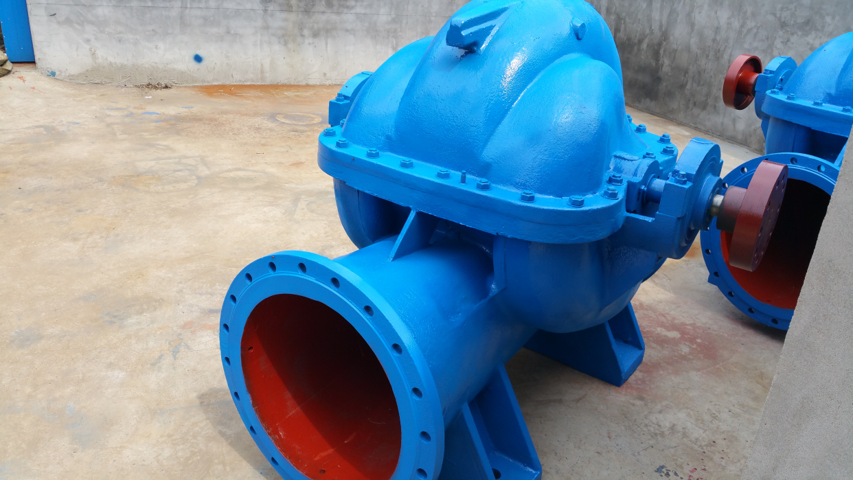 双吸泵机械密封 排涝清水泵 机械密封型双吸泵