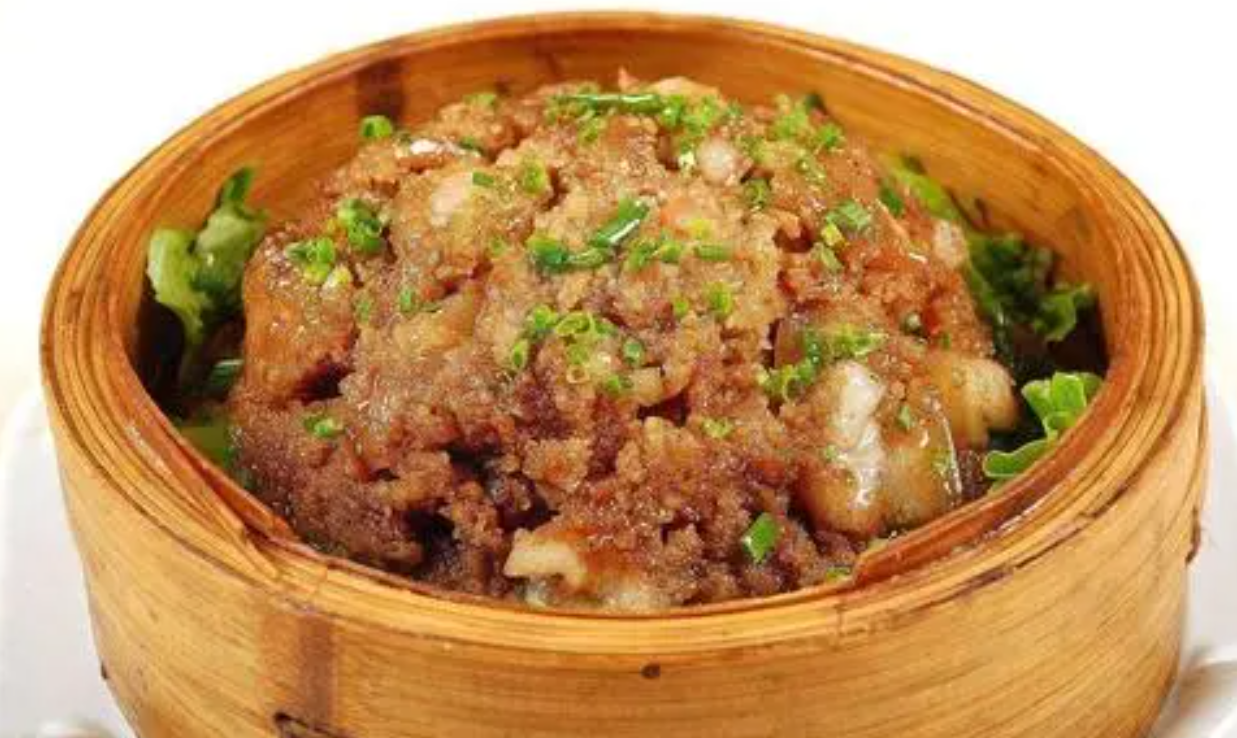 家常菜玉米粉蒸肉的做法