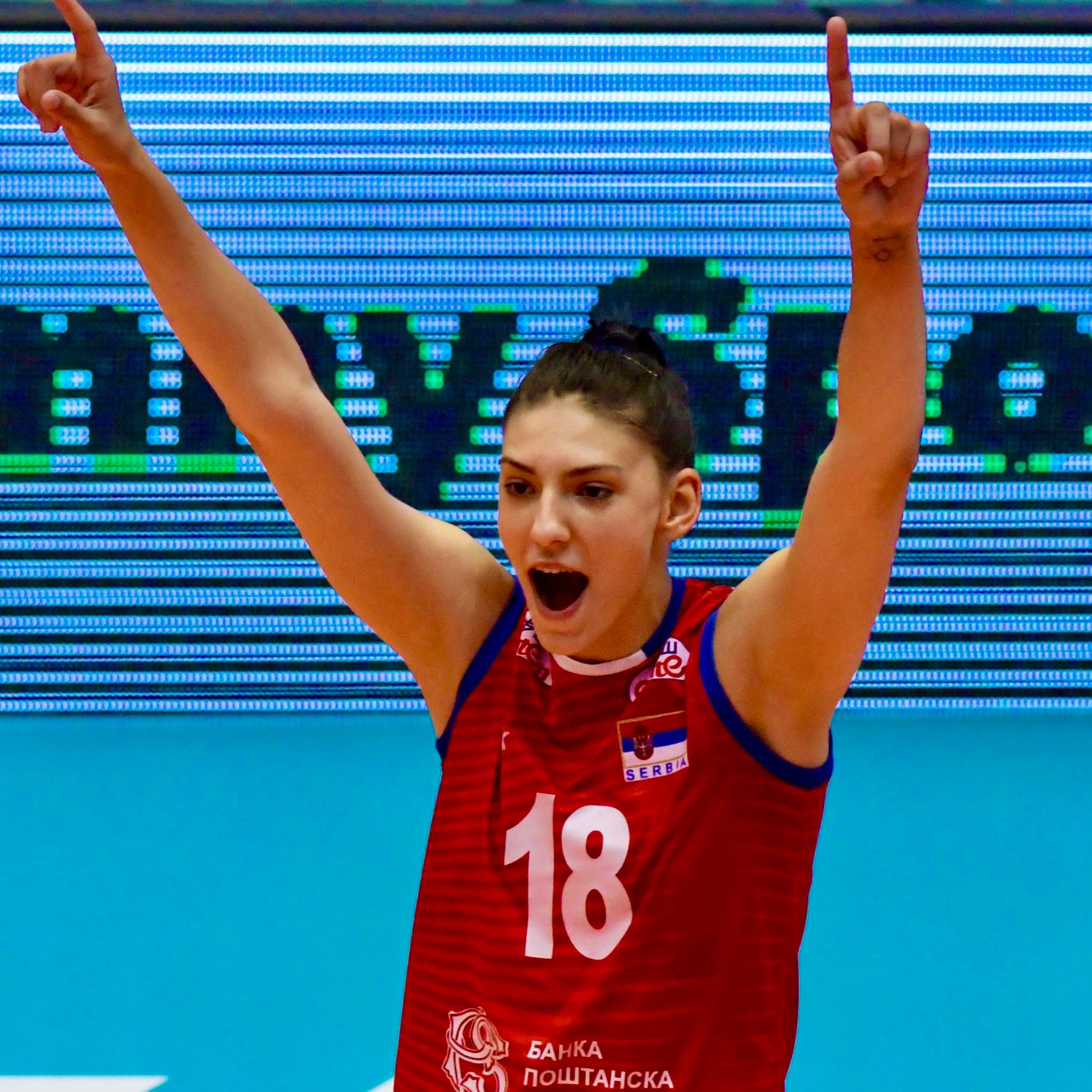 tijana boskovic!国际排联第30期星推荐女主角博斯科维奇!