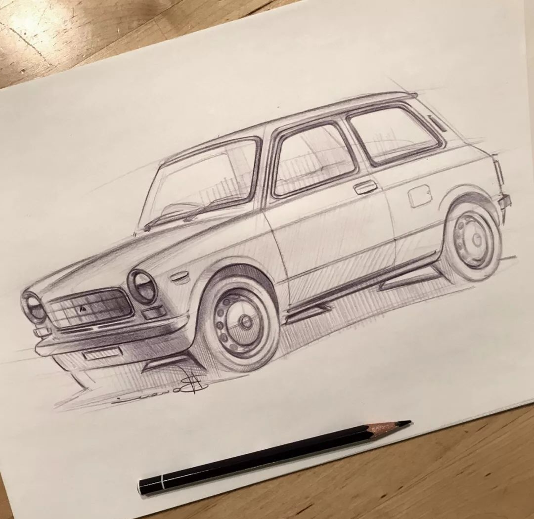 接下来,让我们一同欣赏由niccolò bonanni精心绘制的汽车素描作品集