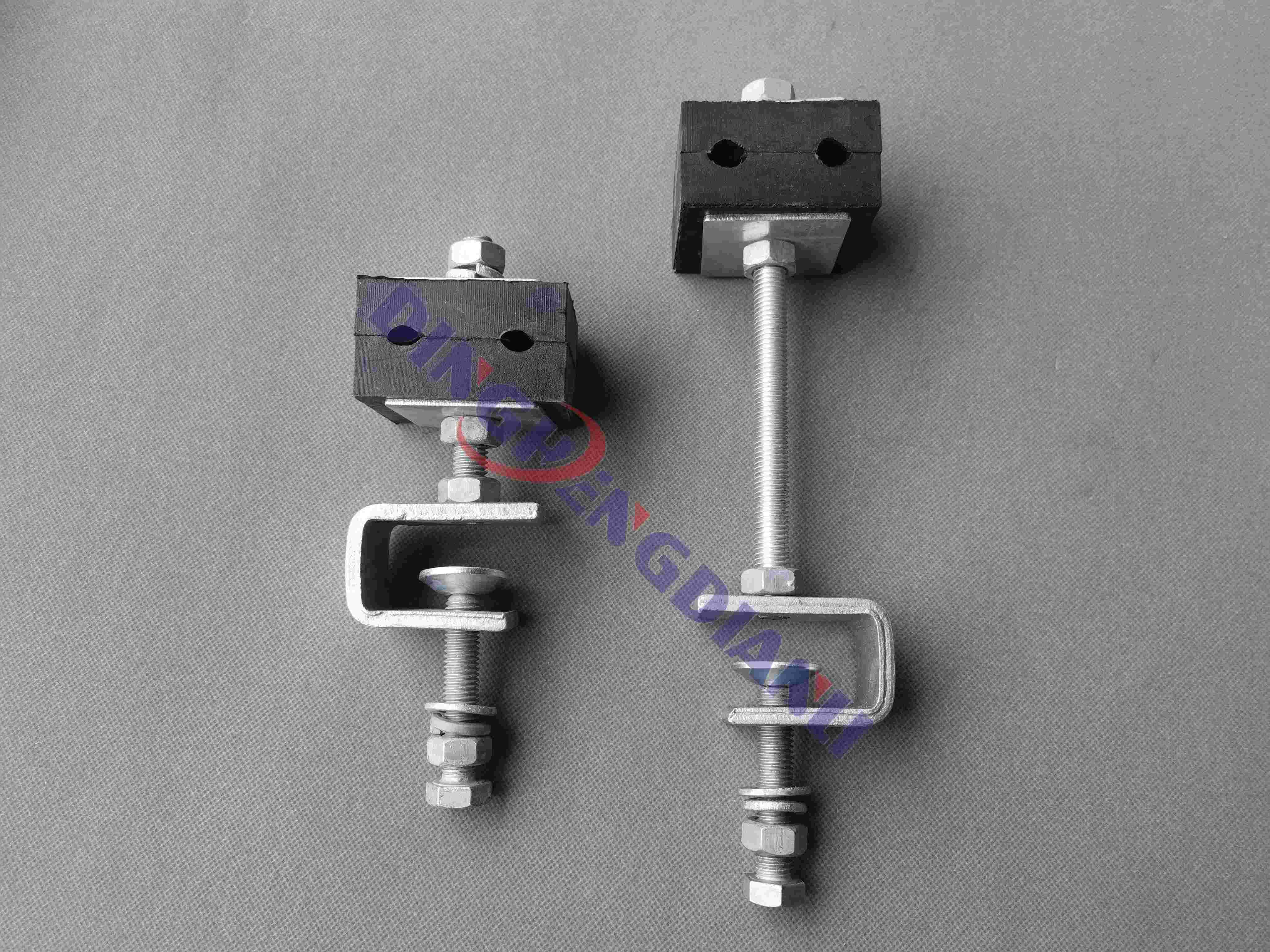 铁塔opgw光缆引下夹具 热镀锌引下线夹光纤固定器 adss架空金具