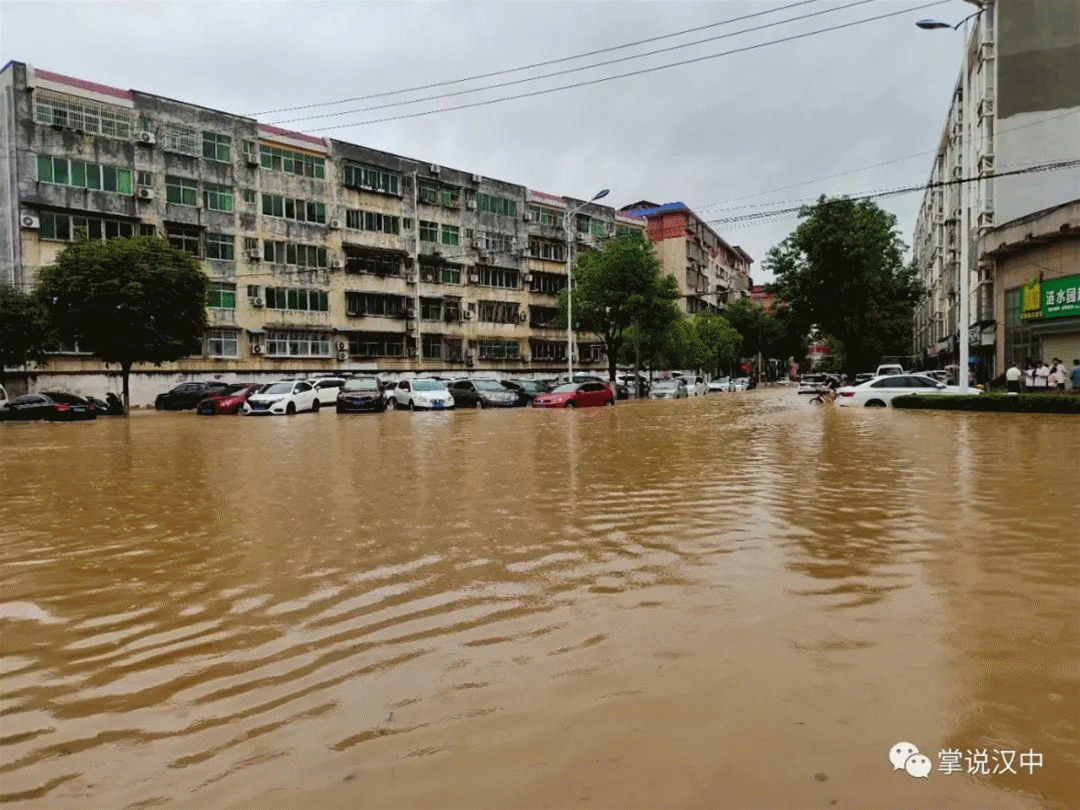 陕西勉县暴雨图片