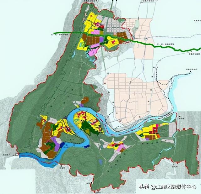 2022新津岷江新城规划图片