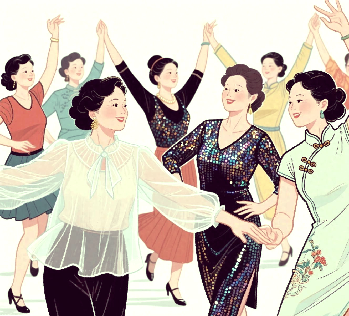 广场舞时尚穿搭指南:阿姨们的风格新选择