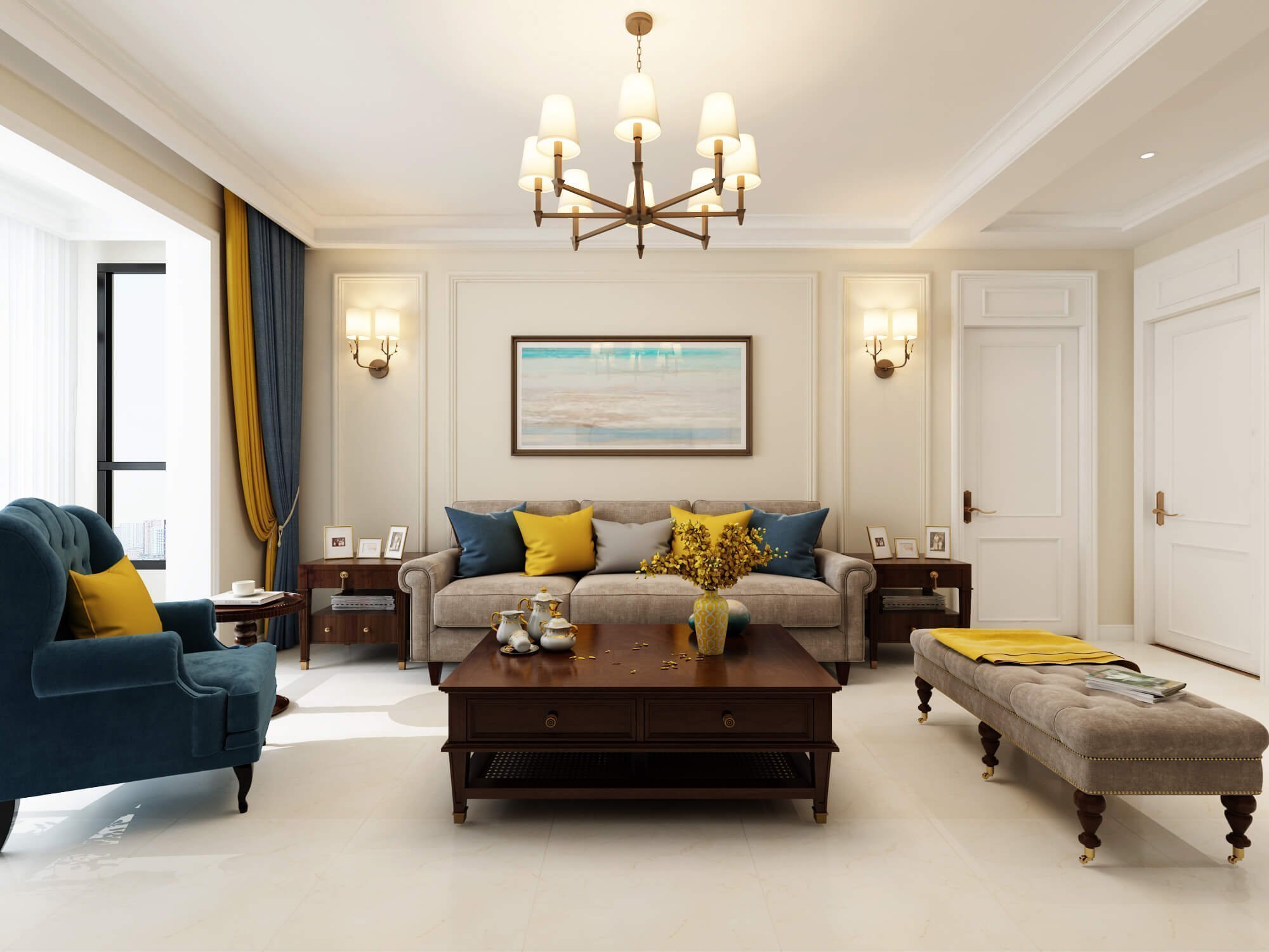 130㎡美式风,如此典雅的家,太让人羡慕了