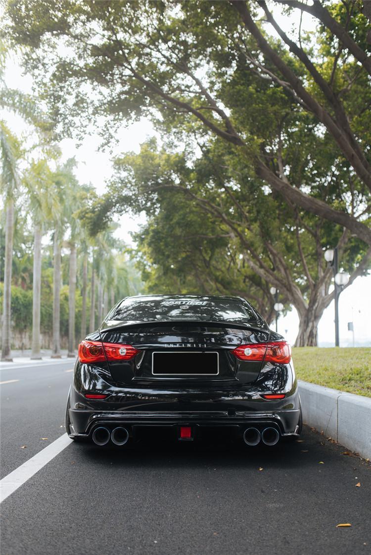 战斗感十足!为英菲尼迪qx50改装前铲及尾翼等!