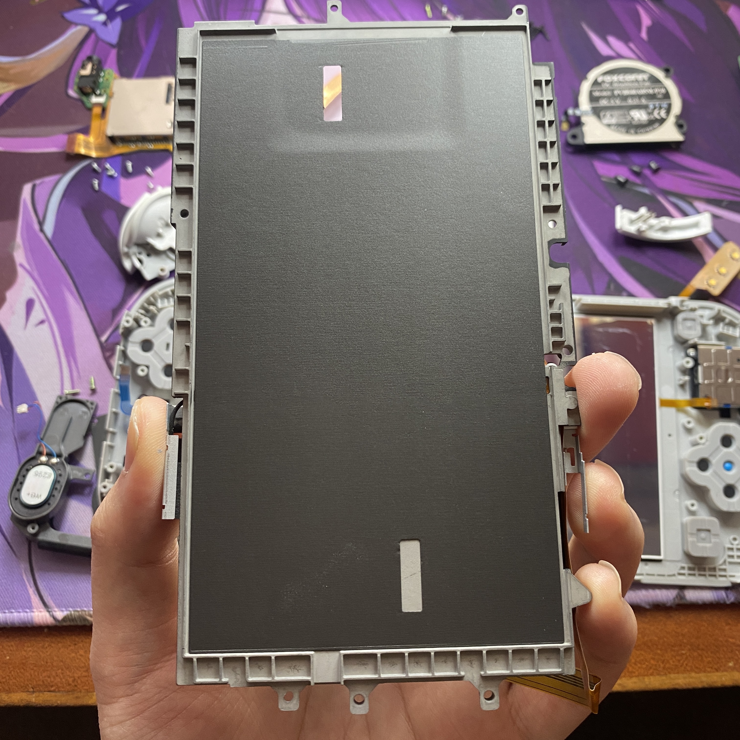 switchlite原装主板和零件拆解图