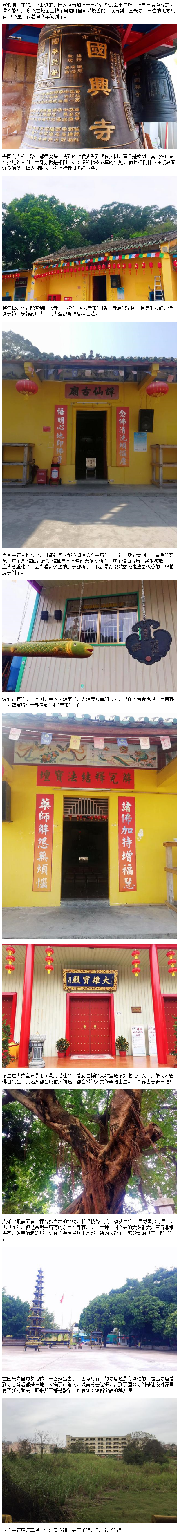 深圳一座超低调的寺庙——坪山国兴寺,你去过吗?