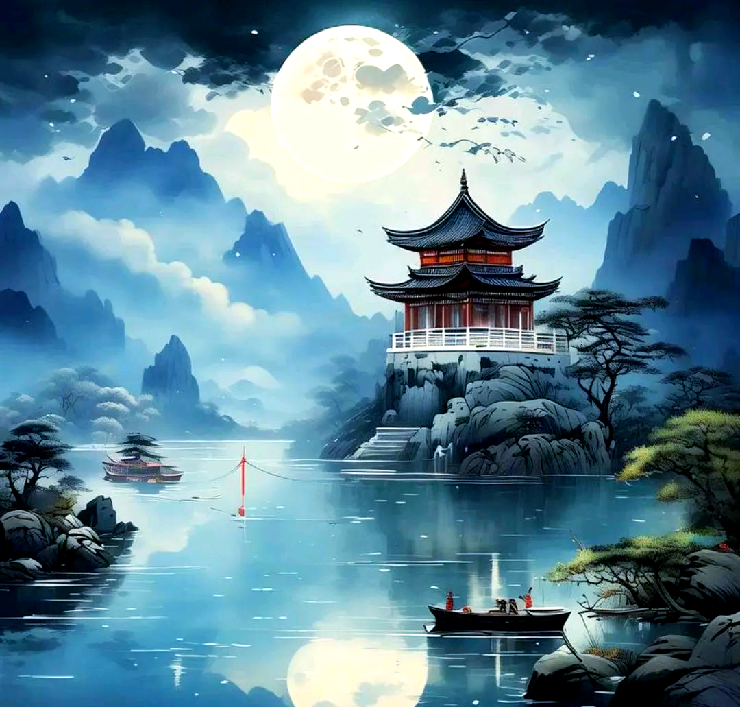 《春江花月夜》:自然美景与人生哲理的共鸣