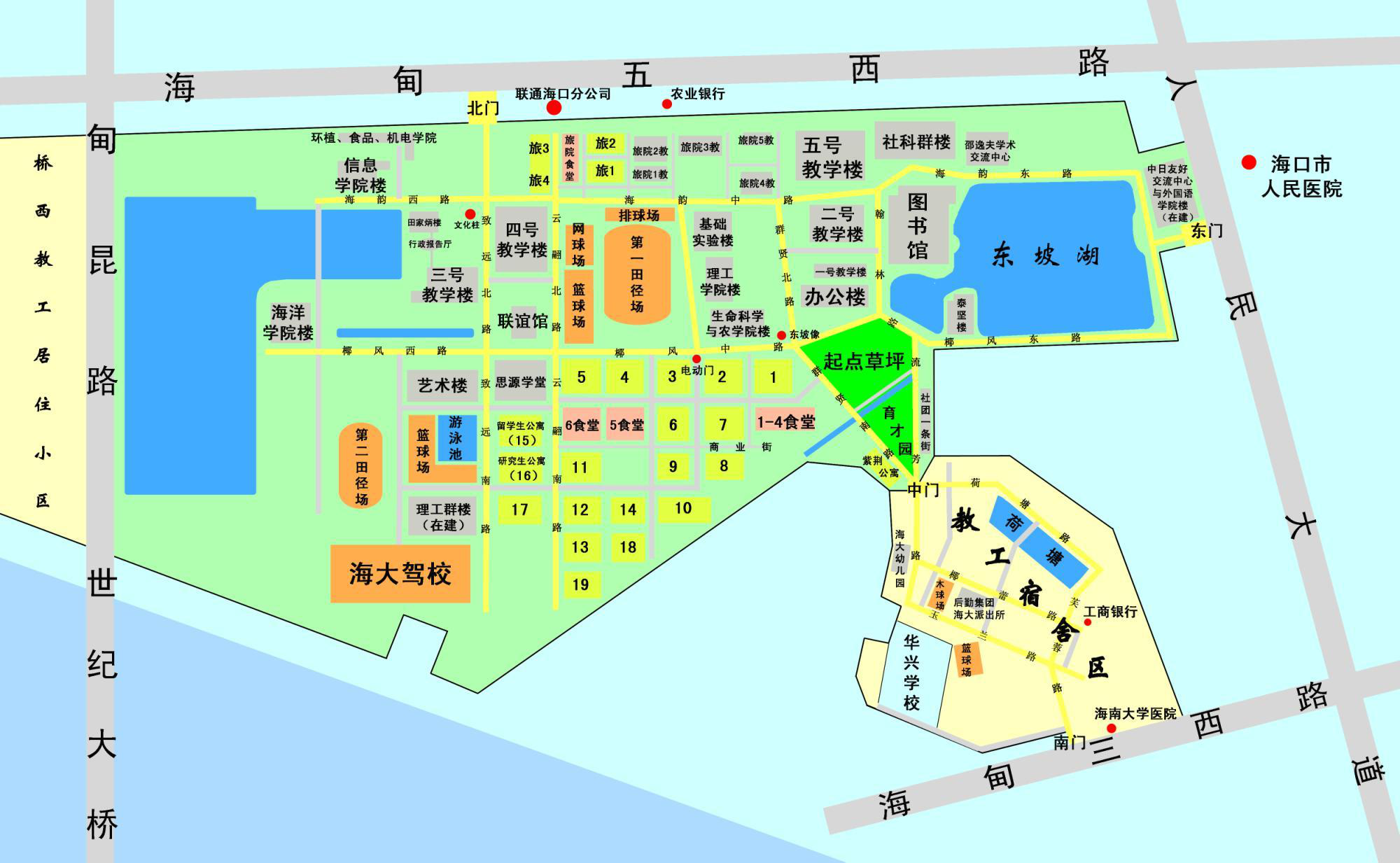 上海立达学院地图图片