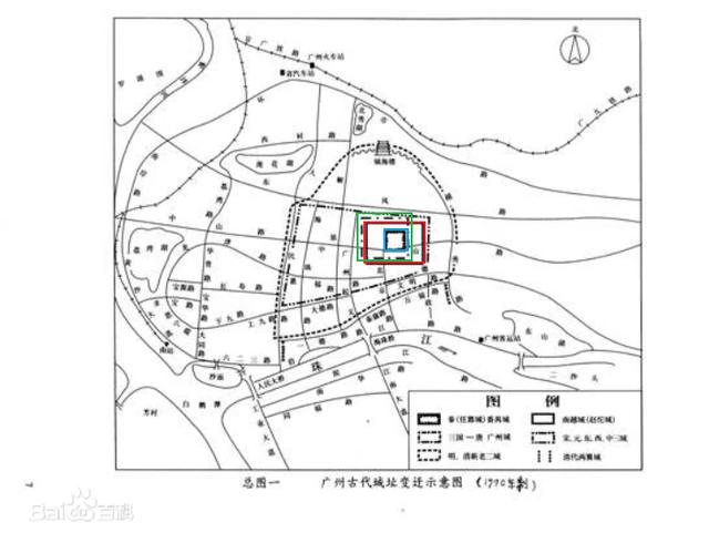 0版本;早在任嚣刚进入岭南时,设立了任嚣城,城周长10里,算是广州城的